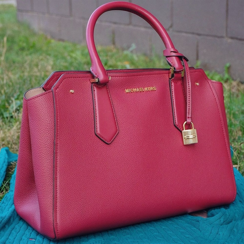 michael kors hayes lg satchel