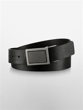 Ремень двусторонний Calvin Klein (черный/коричневый) кожа фактура - фото 11061