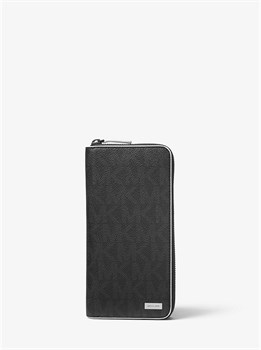 Портмоне Michael Kors Tech Zip Around (черный лого) MA024658