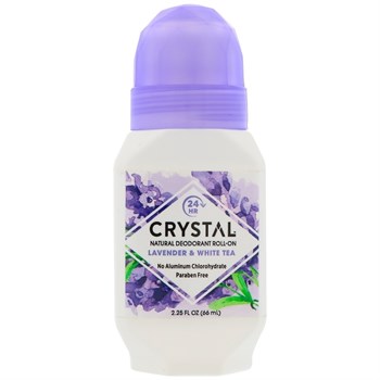 Crystal Body Deodorant, натуральный роликовый дезодорант, лаванда и белый чай BC025139