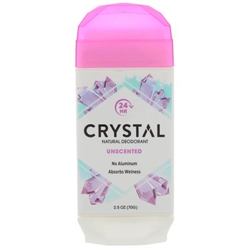 Crystal Body Deodorant, Натуральный дезодорант, без запаха, 2,5 унц. (70 г) BC025833