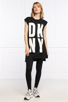 Удлиненная футболка DKNY - фото 17703