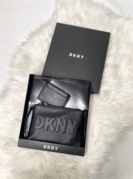 Подарочный набор DKNY ( кроссбоди + картхолдер) - фото 20083