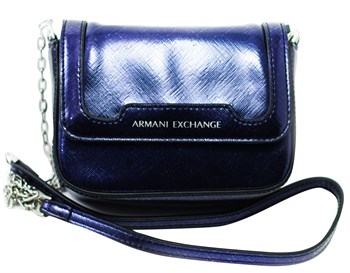 Кросс-боди Armani Exchange Metallic Saffiano Crossbody - фото 5244