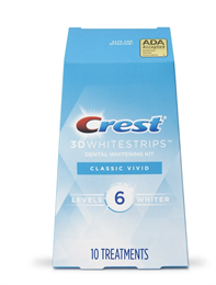 Crest, 3D Отбеливающие полоски, Dental Whitening Kit, Classic Vivid, 20 шт