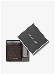 Подарочный набор (картхолдер + зажим для денег) Michael Kors