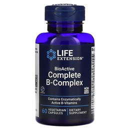 LIFE Extension BioActive Complete B-Complex, 60 капс.
