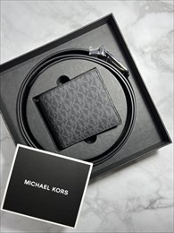 Набор Michael Kors Кошелек и двухсторонний ремень в подарочной коробке