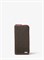 Портмоне Michael Kors Tech Zip Around (коричневый лого) - фото 12243
